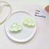 Glitter Solid Color Cloud Small Fresh Mobile Phone Holder Desktop Airbag Retractable Magnetic Paste Wind Female Ring