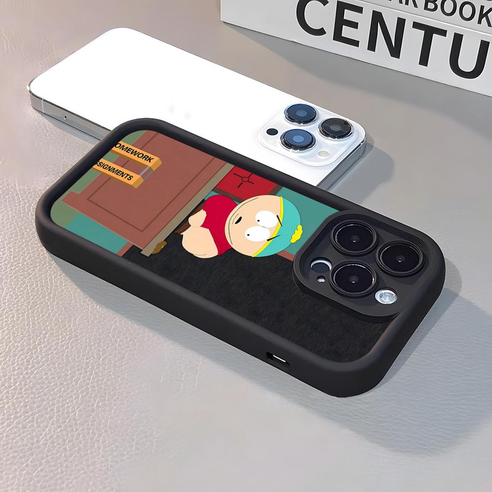 Funny S-South P-Park Phone Case For IPhone 17 Air 16 E 15 14 Plus 13 12 11 Pro Max Silicone Soft Case
