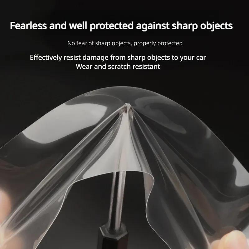 Car Body Protective Film for Tesla Model 3 Highland 2024 TPU Transparent Film Scratch Resistant Invisible Car Cover Accessories