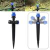 360° 360° Atomize Dripper Adjustable 1/4" Quick Connector Micro Drip Irrigation System with Bracket Atomize Spray