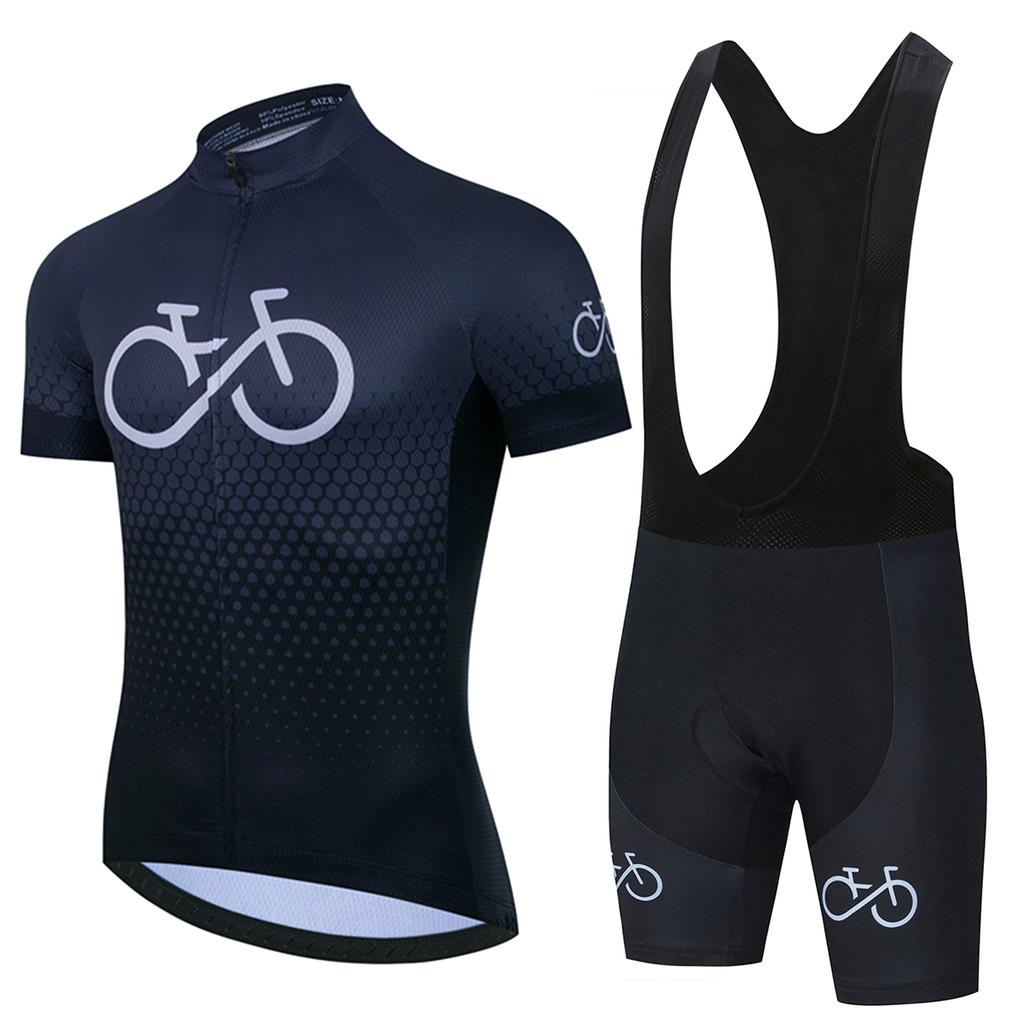 2026 New Men Summer Short Sleeve Set Breathable Racing Sport MTB Bicycle Clothes Outdoor Bike Uniform  2026 Breathable Cycling Suit Set