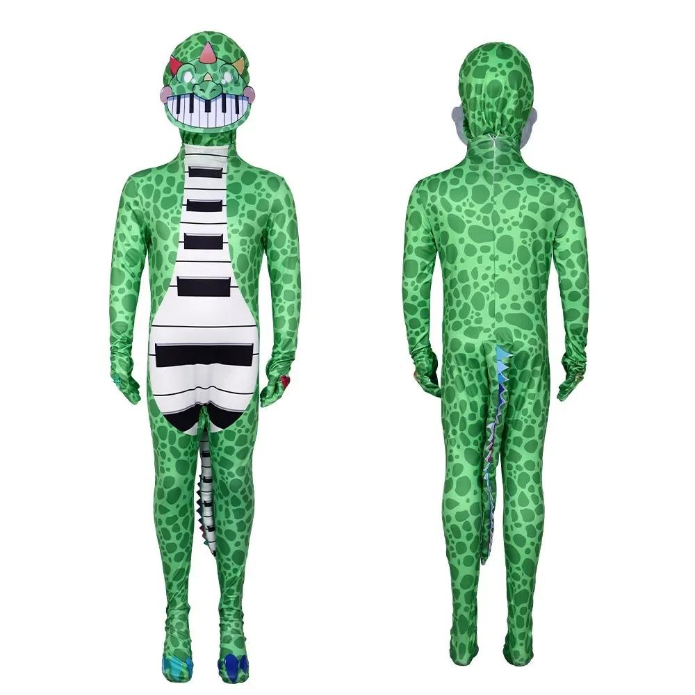 Horrorspel Poppy 4 Halloween Monsterkostuum Volwassenen Kinderen Nachtmerries Beestjes Dinosaurus Leeuw Yarnabys Pianosaurus Speeltijd Cosplay Kids Adult 160&Nightmare Critter