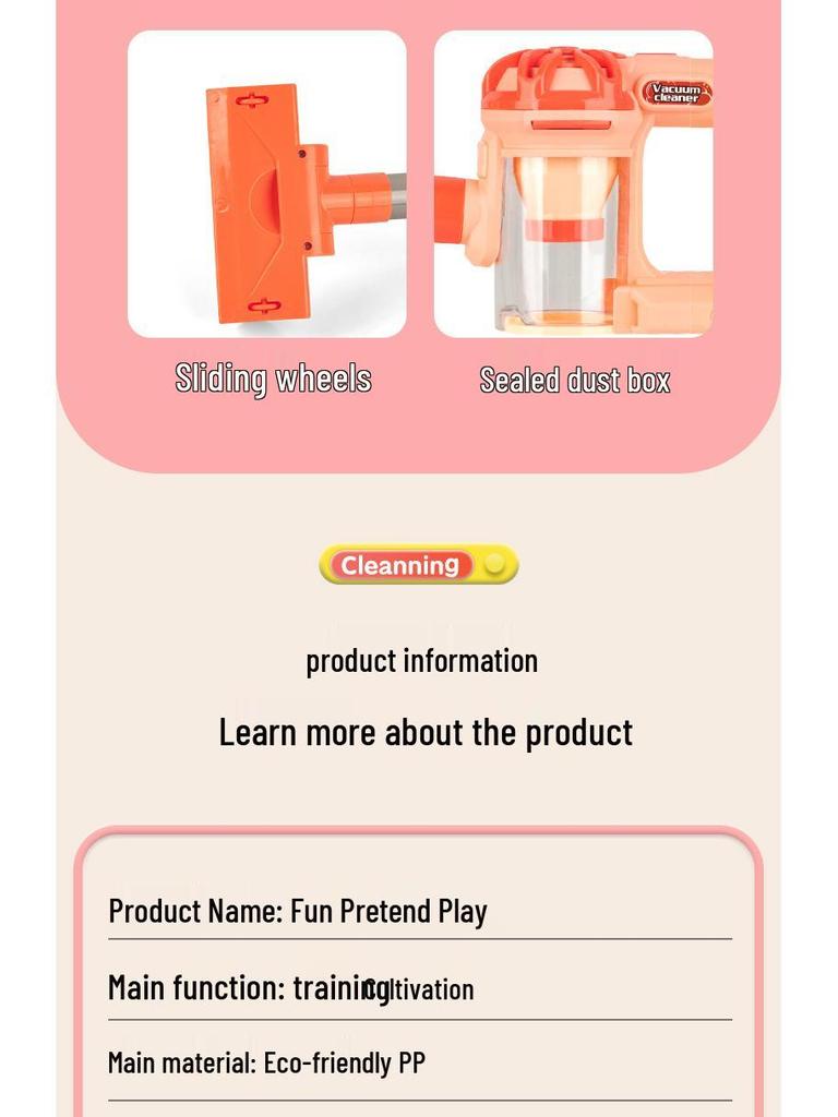 Children's Electric Sweeper Toy: Simulated Vacuum Cleaner for Parent-Child Role Play