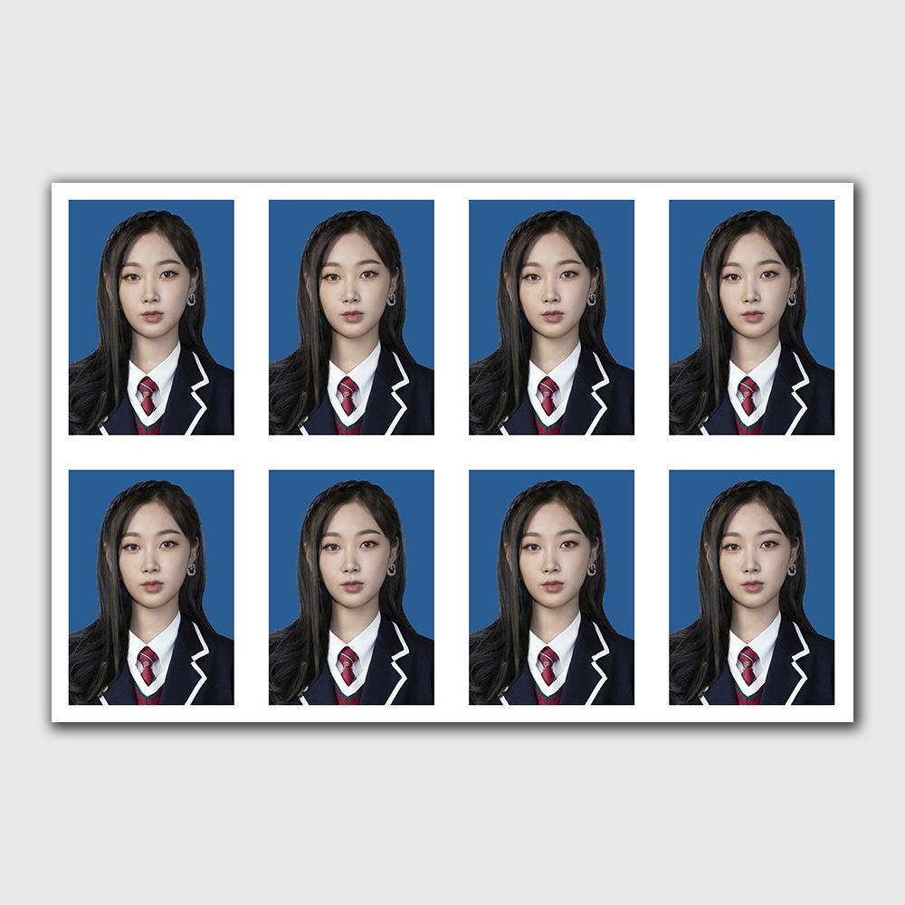 AESPA Uniform Karina 1-Inch Photo ID/Passport Photo