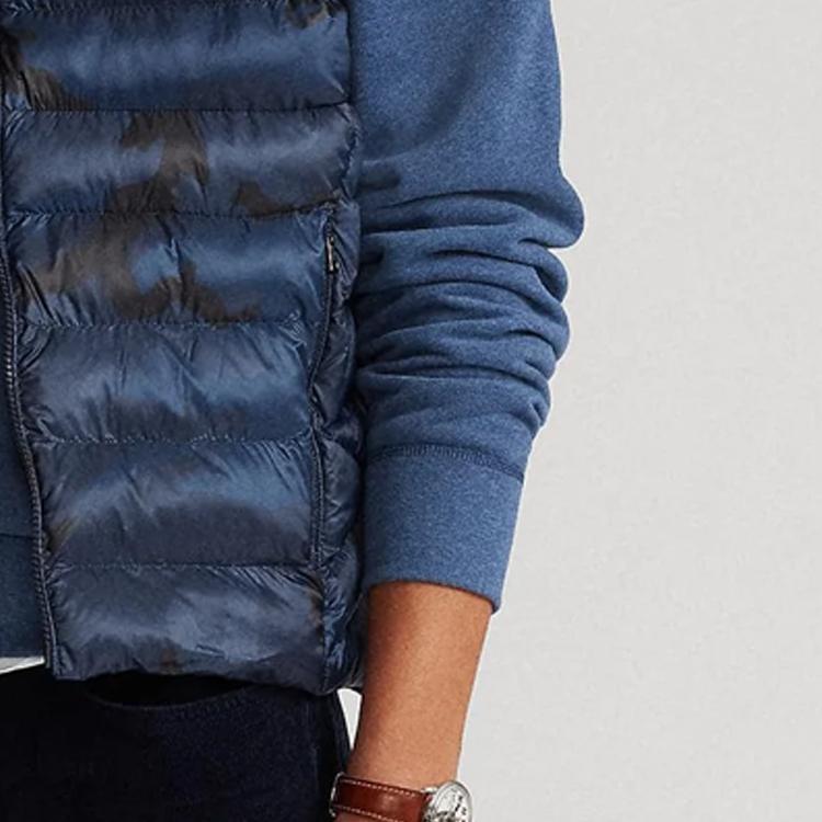 Polo Ralph Lauren Camouflage Print Zip Casual Sleeveless Vest Men Vests Blue 710811681-001