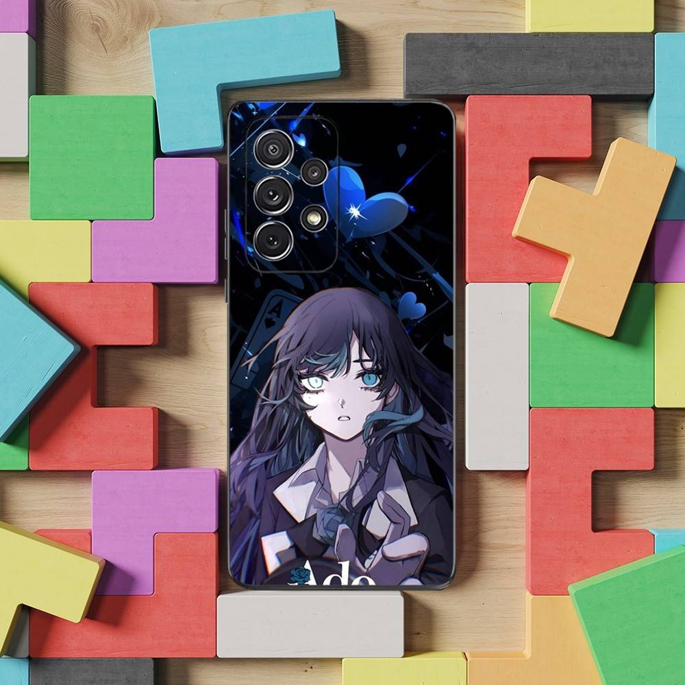 

Ado K-Kyogen Singer R-Rule Phone Case For Samsung S25,S24,S23,S22,S21,S20,S10,Ultra,Plus,Lite,FE,Soft Silicone Black Cover Samsung S21fe