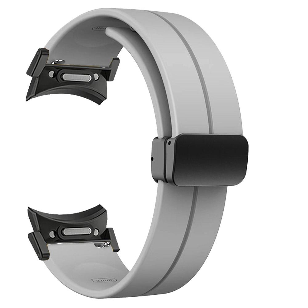 Magnetisches Silikonarmband für Samsung Galaxy Watch6 44mm 40mm Sportuhrband 20mm Armband Armband Galaxy Watch 6 Classic 43mm 47mm