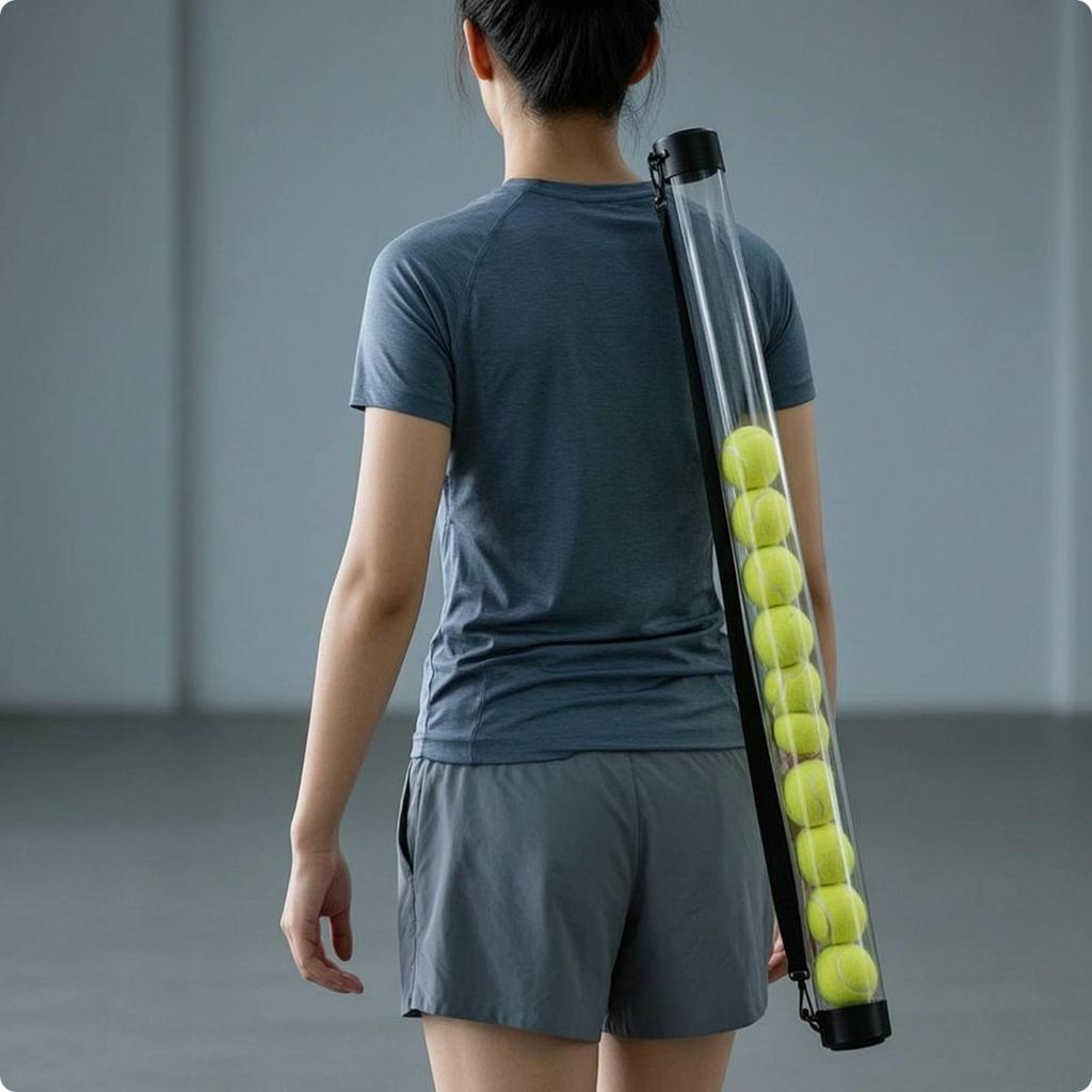 Tennis Ball Pickup Tube Portable Collector Lightweight