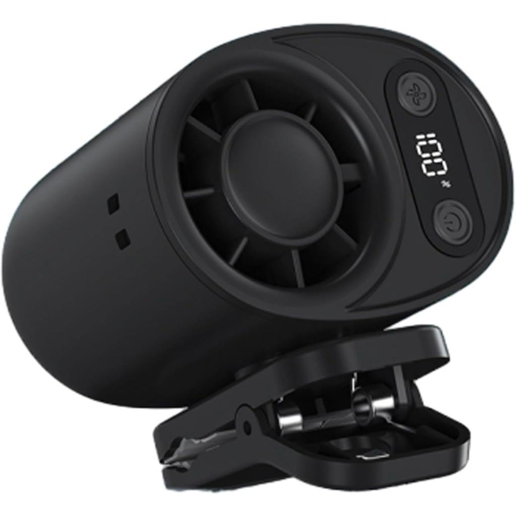 Ac,Portable Car Ac,Car Clip on Air Conditioner Fan with LED Display,Portable Mini Cooling System for Auto Vehicle USB Rechargeable