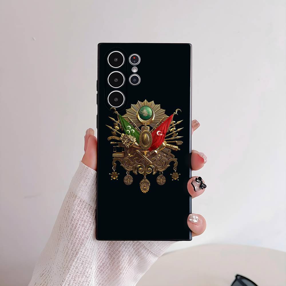 Ottoman Empire Coat Of Arms Phone Case For Samsung S series s21 s22 s23 s24 s25 FE Plus Ultra TPU Soft to Skin-friendly case