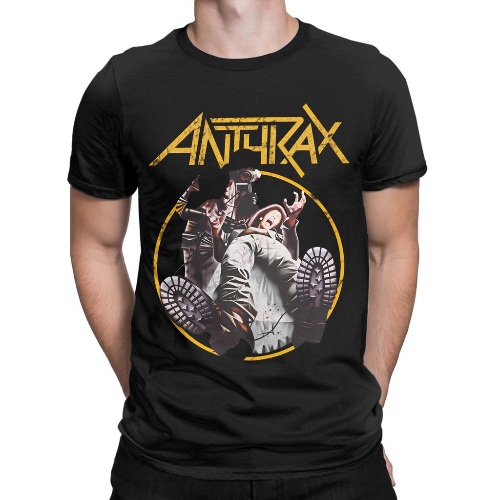 Novelty Anthrax Spreading The Disease TShirt Men Round Collar Cotton T Shirts Short Sleeve Tee Shirt Birthday Present Clothes