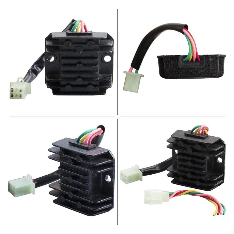 12V Motorbike Beach Biking Enthusiasts Regulator Rectifier With Four Pin Connect For Enhancing Electrical Performances