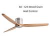 42-60" Modern Whisper-Quiet Villa Hotel Decoration Fan Commercial Ceiling Fan Style Solid Wood Blades Electric Fan