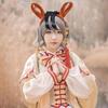 Horse Costume Accessories Horse Ear Headband with Tail Horse Cosplay Outfit for Kid Adult Christmas Halloween Role Play