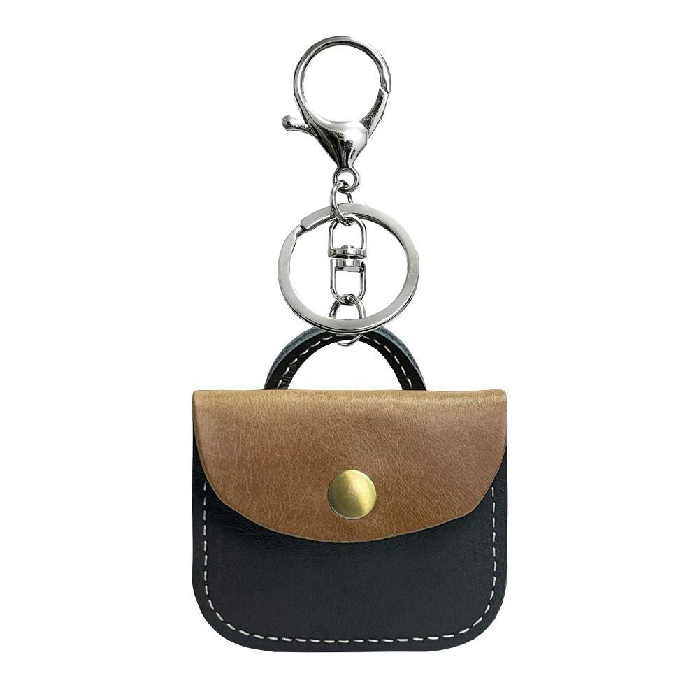 

Cute With Lanyard Handbag Pendant Luxury Kawaii Mini Leather Bag Fashion Card Bag
