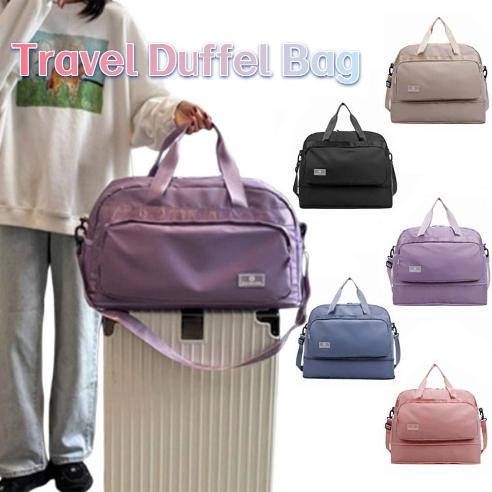 Expandable Travel Duffel Bag Crossbody Travel Luggage Bag Women's Fitness Handbag Business Trips