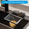 Suction Cup Sink Strainer with Mesh Filters To Trap Debris Kitchen Sink Drain Strainer Suitable for Kitchen and Bathroom