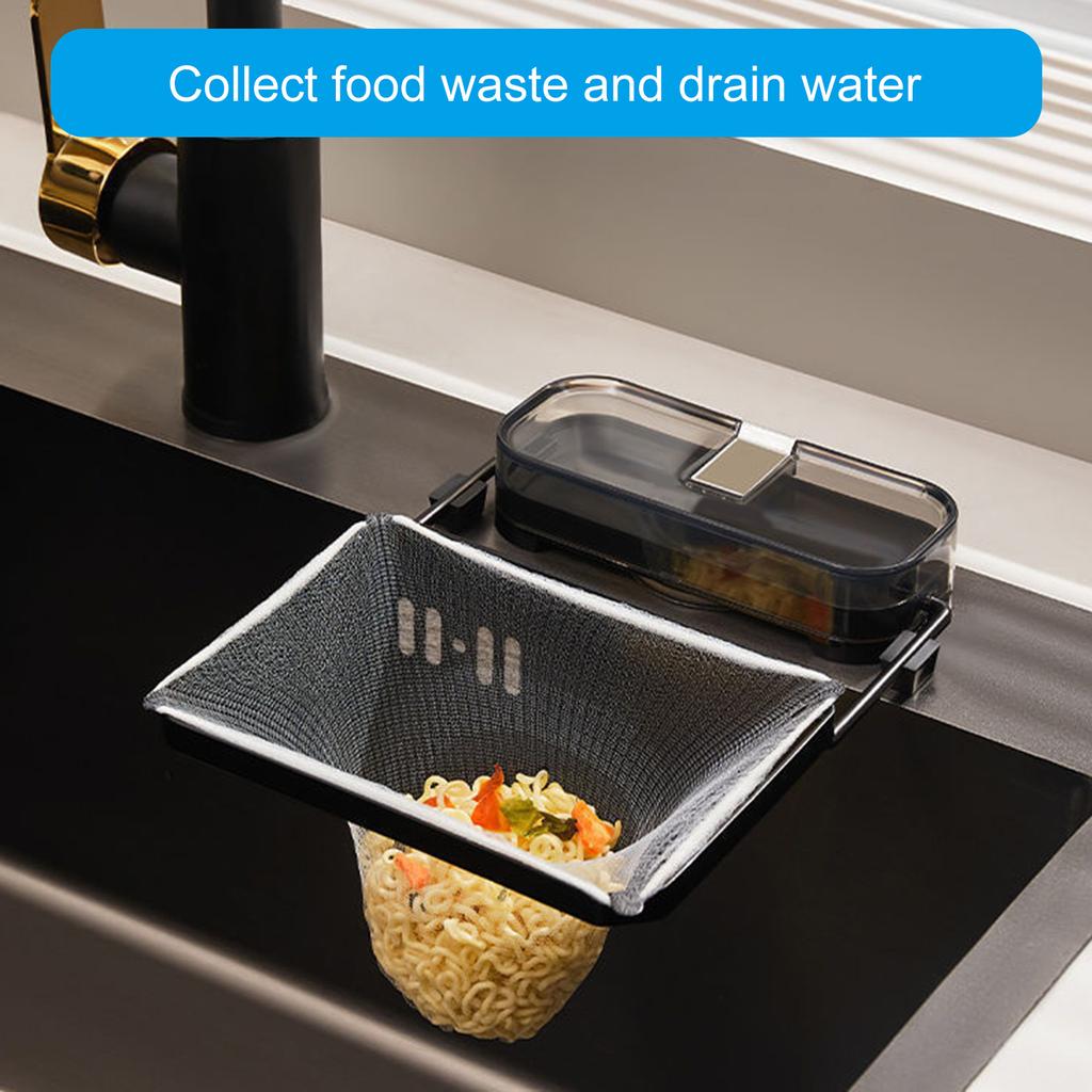 Suction Cup Sink Strainer with Mesh Filters To Trap Debris Kitchen Sink Drain Strainer Suitable for Kitchen and Bathroom