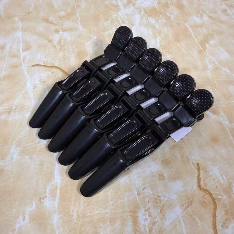 

Alligator Clips, Sectioning Clips, Hairdressing Tools, Barber Long-Nose Clips, Styling Tools, Positioning Clips, Duckbill Clips Black Alligator Clips [Pack of 6]