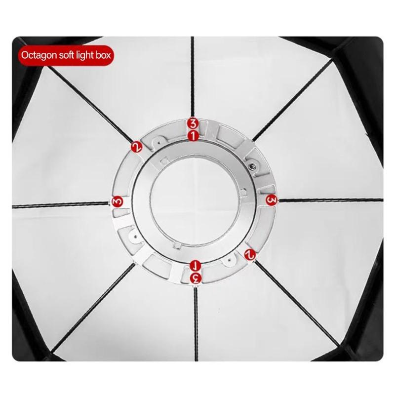 Metal Bowen Mount Softbox Speed Rings Adapter Speedring Mount For Eight Hole Square Softbox Stable Support Photography