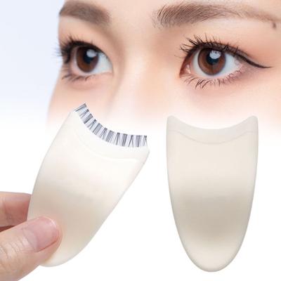 Pinzette für künstliche Wimpern, kleines, kompaktes Augen-Make-up-Werkzeug, sichere Wimpernpinzette für perfekt geschwungene Wimpern