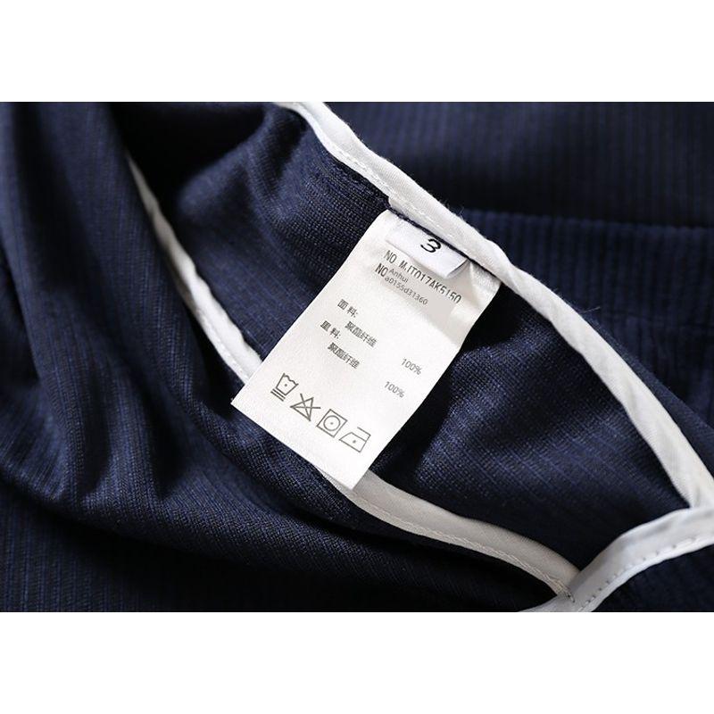 TB Foreign Trade Tail Goods Four Bars Lapel Long Sleeve Shirt