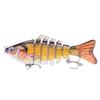 1/2/3/5Pcs 10CM/15.5G Multi-Jointed Fishing Lure with Hooks Realistic 7-Section Swimbait Plastic Artificial Bait Freshwater Saltwater Accessories
