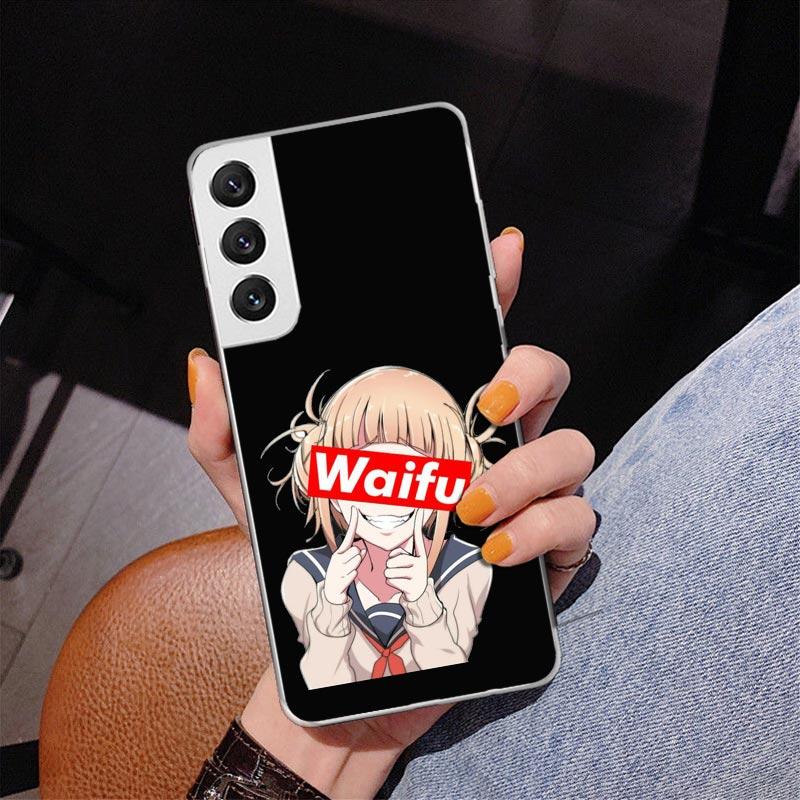 Sugoi Senpai Japanese Anime Waifu Phnoe Case for Samsung Galaxy S26 S25 Edge S23 S24 Ultra S22 Plus S21 S20 FE Unique Cover Soft