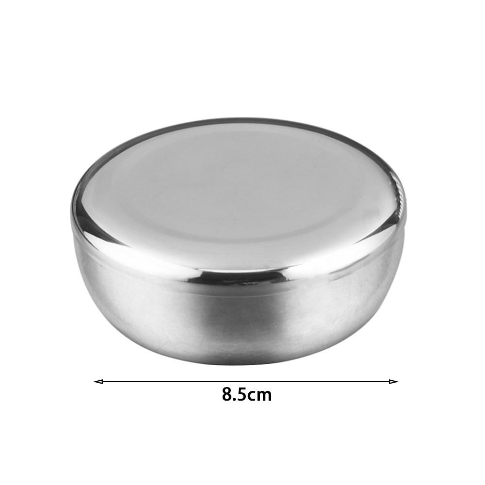 

с крышкой миска из нержавеющей стали круглая миска для кимчи прочная миска для рамена кухонная посуда S