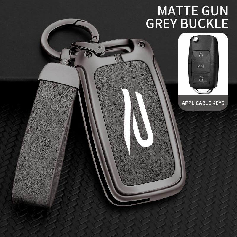 Car Key Case Cover Shell For Volkswagen VW New R Logo Polo Tiguan Golf Jetta Beetle Eos Scirocco Up Transporter Sharan Accessory
