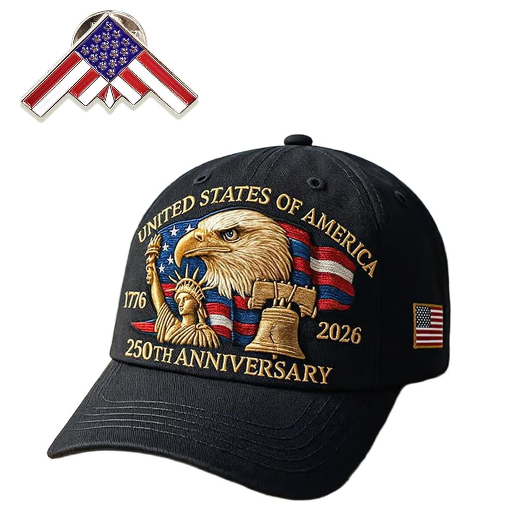 USA Marine Corps 250th Anniversary Baseball Cap Retro Washed Sports Hat Patriotic Trucker Hat for Men Women Veterans Enthusiasts