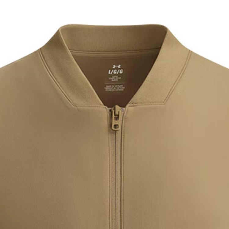 Under Armour Meridian Pohodlná Ležérní Minimalistická Sportovní Bunda s Dlouhým Rukávem Pánské bundy Velbloudí Hnědá 1386976-263