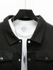 2024 Autumn/Winter Men's Casual Lapel Slim Fit Jacket with Double Pockets