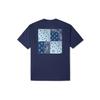 T Shirts Unisex Blue Crew Neck Moderate Straight Fit 10023154-A03