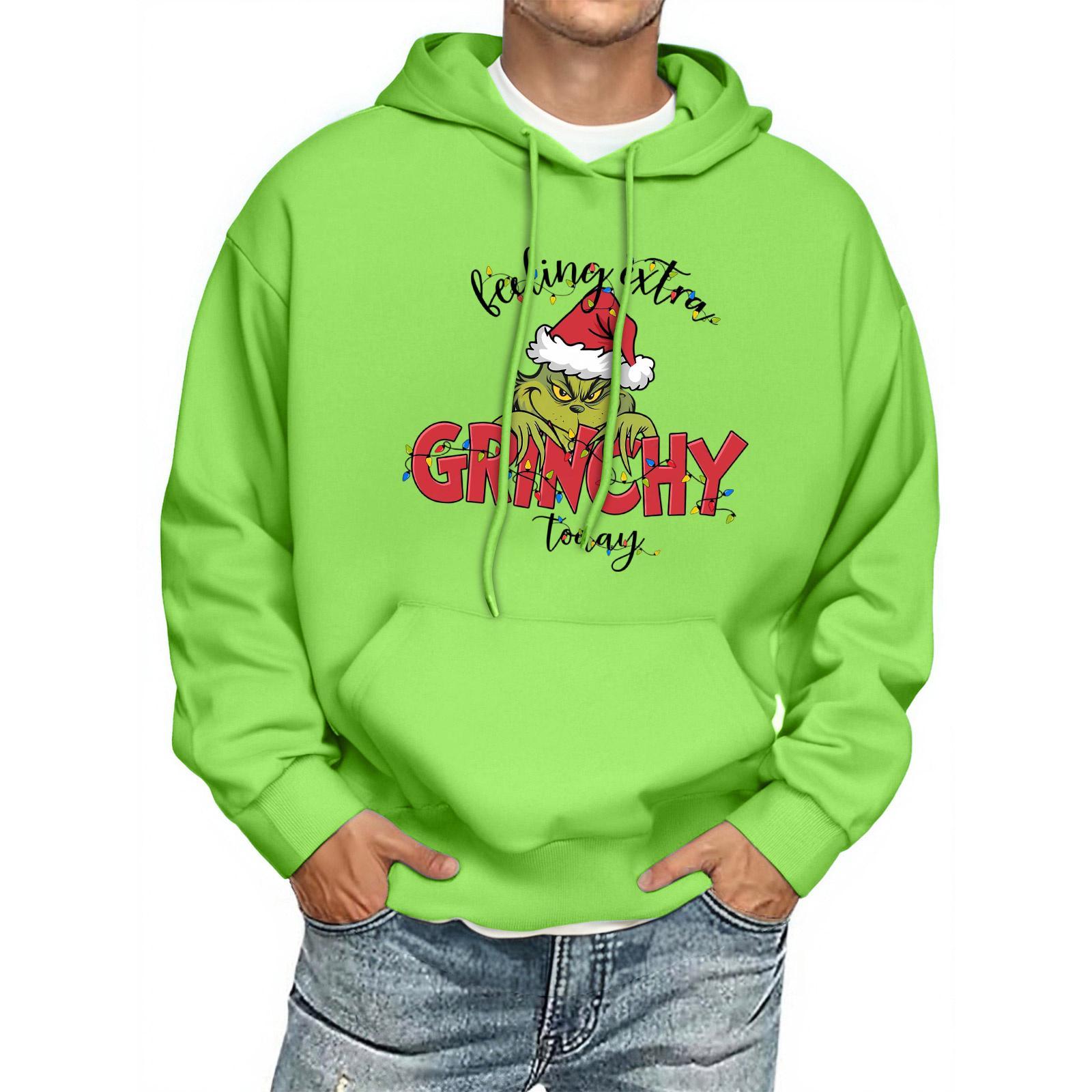 

Мужская толстовка с капюшоном с принтом, с длинным рукавом, повседневный пуловер, худи, толстовка с капюшоном M