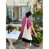 Knitted Bag Fashionable Woven Bag Versatile Commuting Large-capacity Single-shoulder Tote Bag
