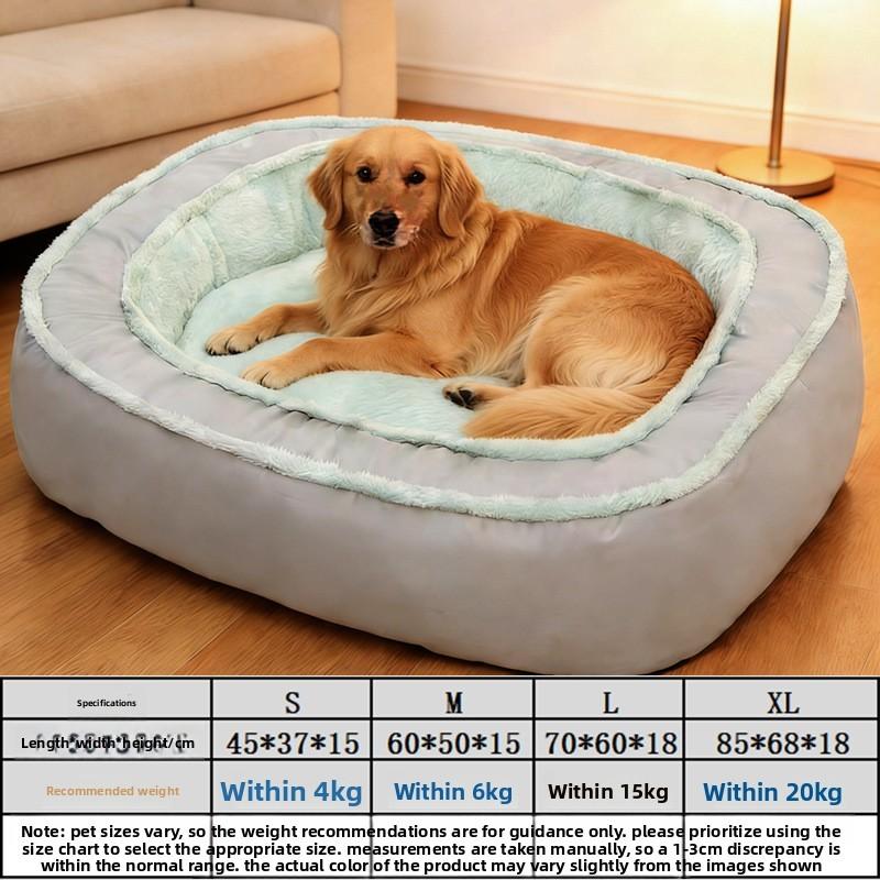 Pet Dog Bed Large Removable Washable Plush For Indoor Use