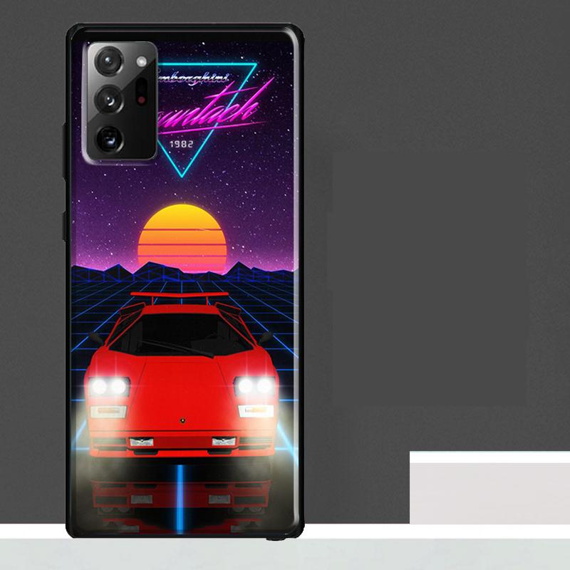 Neon Retrowave 80s Vintage Art Case For Samsung Galaxy S23 S24 S25 Ultra S9 S10 S20 S21 S22 Plus S23 FE S25 FE Phone Cover