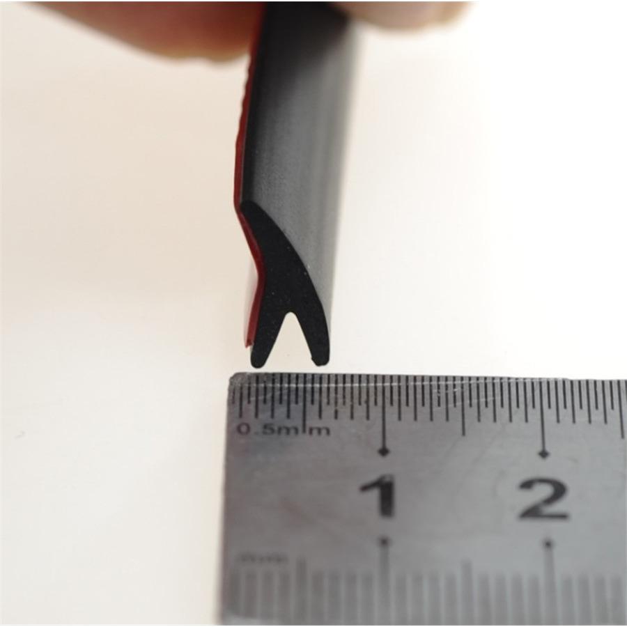 4Meter V Type Universal Car Window Sealed Weatherstrip Trim Moulding Seal Strips