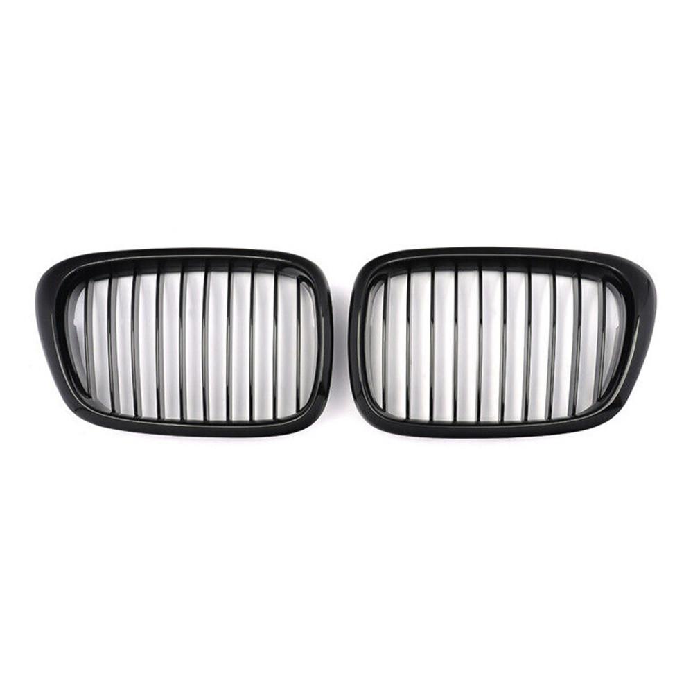For BMW 5 Series E39 1999 2000 2001 2002 2003 Front Hood Kidney Bumper Racing Grille Mesh Grill Car Replacement Accessories