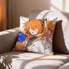 VN DDDLC Girl YYuri   Pillow Case Pattern Printed Pillowcase For Living Room Sofa Cushion Cover