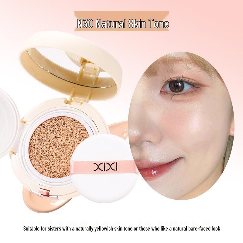 Long-lasting Matte Lightweight Cushion BB Cream: Oil Control, Waterproof, Sweatproof, No Smudging, No Caking, Concealing Makeup for Women