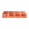 Hardware Tool Storage Box, Multi-Compartment Transparent Tool Organizer for Screws, Nuts and Small Fasteners