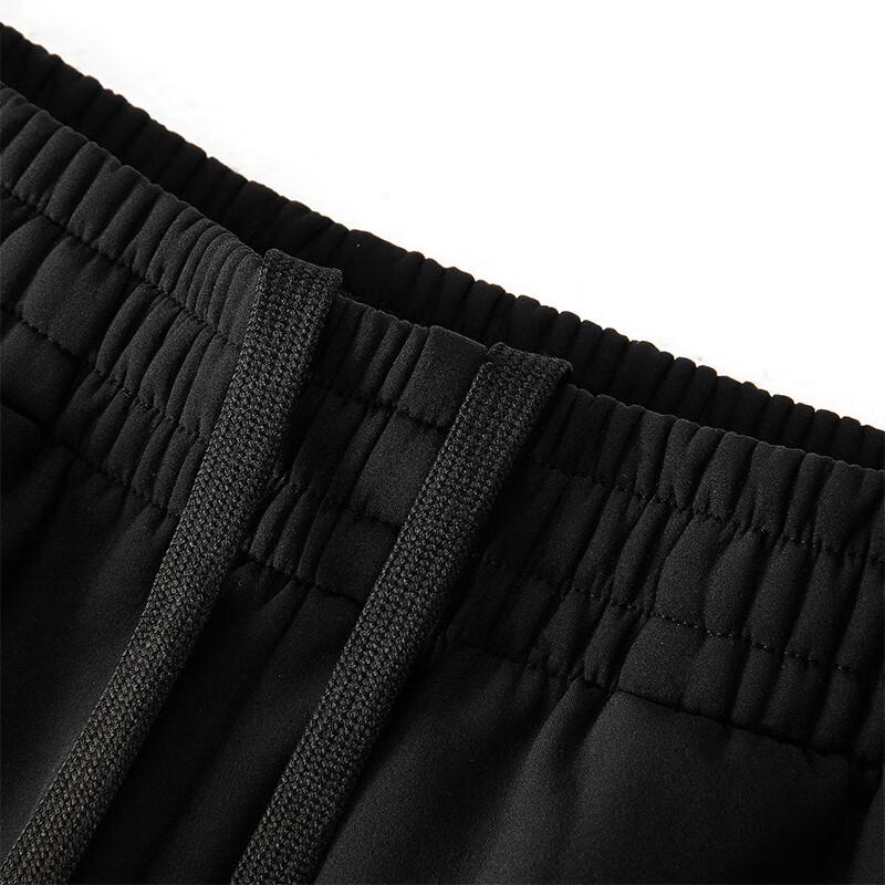 LI-NING Men's Straight-Leg Fleece-Lined Sports Pants