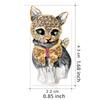 Exquisite Colorful Cat Metal Brooch Women's Men's Clothing Accessories Animal Brooches Children's Holiday Gift