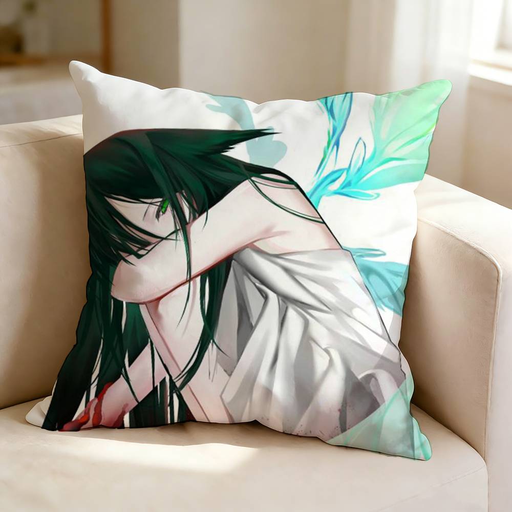 Visual Novel SSaya No UUta Cute SSaya Pillow Case Square DoubleSided Sofa Cushion Cover Bedroom Bedside Pillow