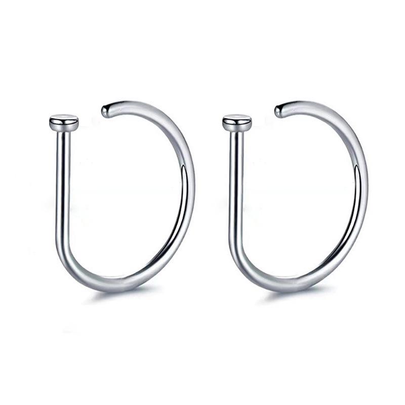 Cao Shi D-Shaped Unisex Punk Nose Ring – Stylish, Sexy, Multi-purpose Jewelry
