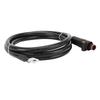 Battery Cable 35mm2 Black Straight Plug and SC35-8 Terminal Battery Power Inverter Cable 1.5m