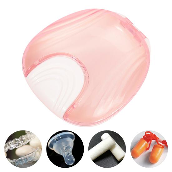 Orthodontic Braces Box Portable Transparent Easy Access Leak-proof Odor-free Reusable Braces Case for Travel
