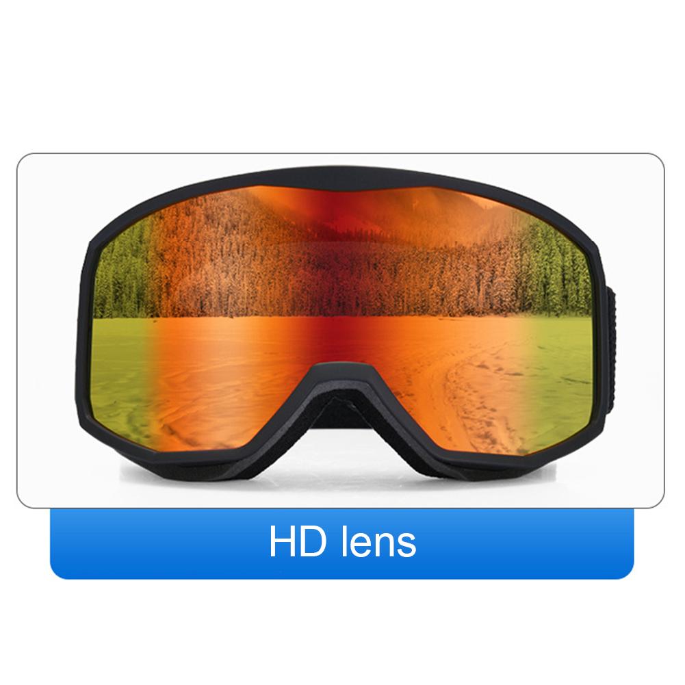 Ski Goggles Ski Protective Glasses UV Protection Snowboard Goggles Anti-Fog Snow Sports Goggles Double Layer for Men Women